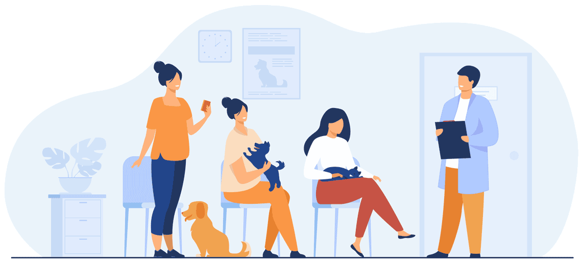 Phone with vet video chat